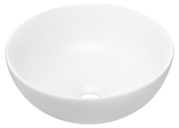 DOMI-MB Keramické umývadlo na dosku v matnej bielej farbe, šírka 32 cm