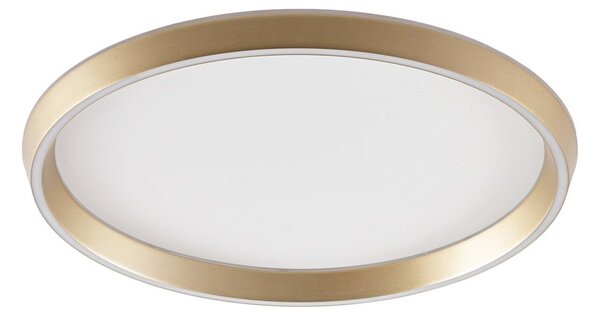 Stropné Lampa Lucande, Rylan, stmievateľné, Zlatá / Mosadz, Obývacia izba, Kov, Moderný