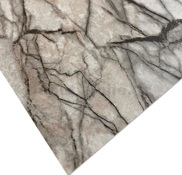 Samolepiace PVC 3D panely LVT21, rozmer 60 x 30 cm, mramor hnedý matný, IMPOL TRADE