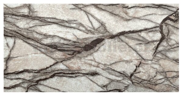 Samolepiace PVC 3D panely LVT21, rozmer 60 x 30 cm, mramor hnedý matný, IMPOL TRADE