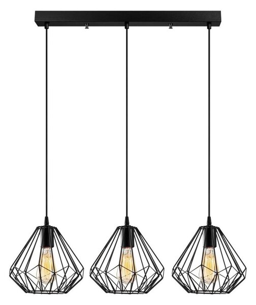 Luster na lanku DIAMOND 3xE27/100W/230V