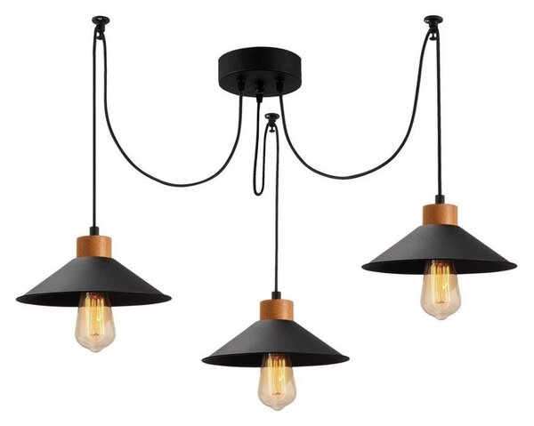 Luster na lanku MANAVGAT 3xE27/40W/230V pavúk