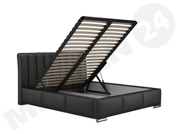 Mirjan24 Posteľ Mayoro, Rozmer postele: 140x200, Dostupné poťahy: ekokoža Soft 017 (biela) 5902928362763
