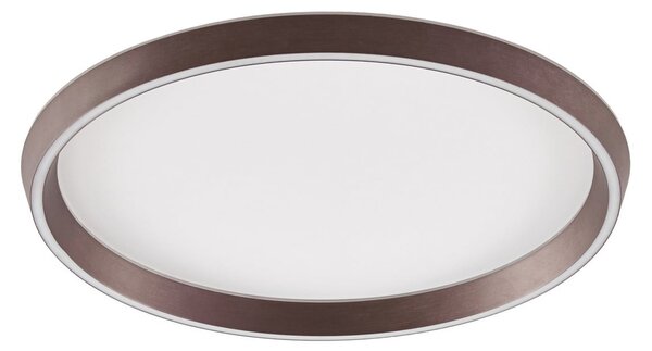 Stropné Lampa Lucande, Rylan, stmievateľné, Hnedá / Hrdzavá, Obývacia izba, Kov, Moderný
