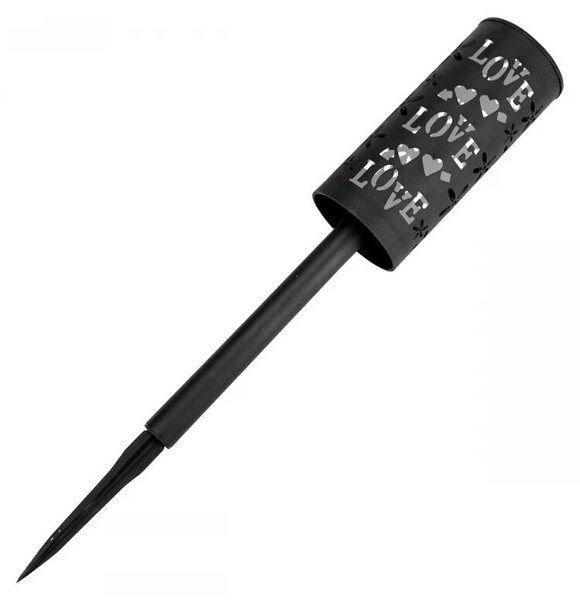 Vergionic 2376 Záhradná solárna lampa, 31 cm, LOVE, 6 ks