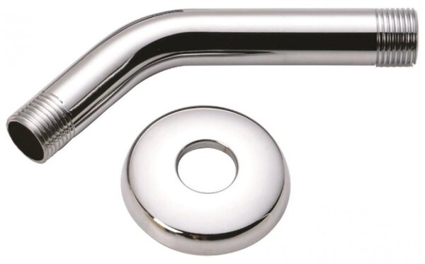 Sprchové rameno nástenné SHORTY, chróm - dĺžka 150mm