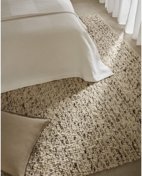 Krémový vlnený koberec 200x300 cm Manilva – Kave Home