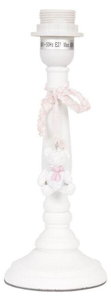 Biela noha ku stolnej lampe