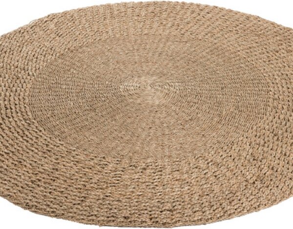 Prírodný ratanový koberec okrúhly 120cm