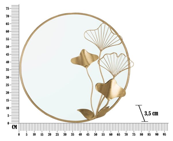 Nástenné zrkadlo ø 72 cm Flower – Mauro Ferretti