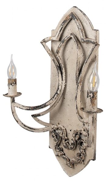 Nástenná kovová vintage lampa