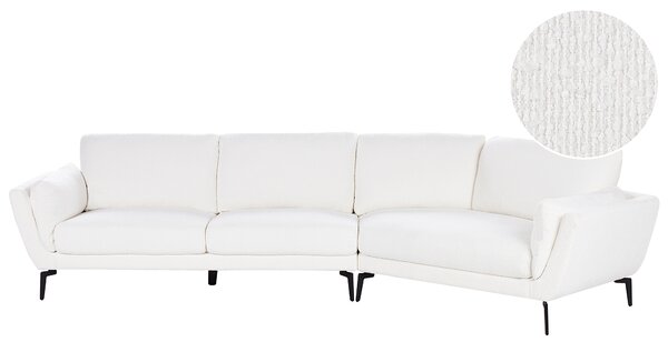 Pohovka svetlosivá polyester látkové čalúnenie 3-miestna oblúkové sedadlo moderný minimalistický štýl obývacia izba