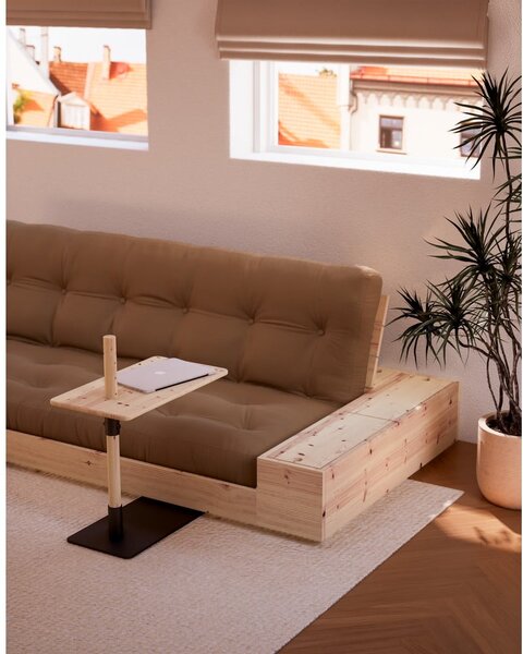 Červená menčestrová rozkladacia pohovka 244 cm Base – Karup Design