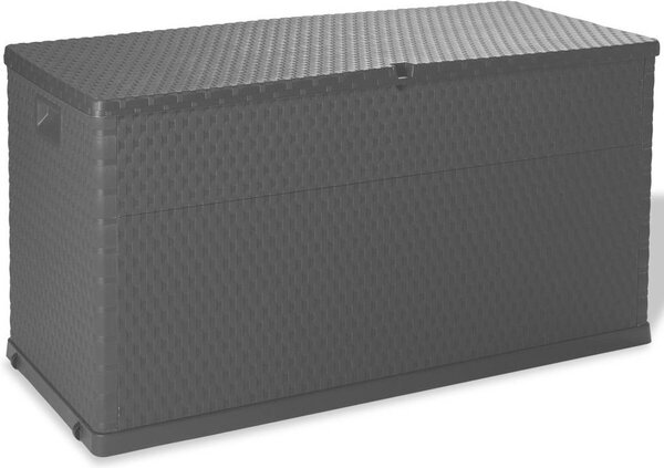 ZHOUMIN Úložný box na záhradu, vonkajší, vonkajší box, vonkajší box, záhradný box, antracit, 120 x 56 x 63 cm