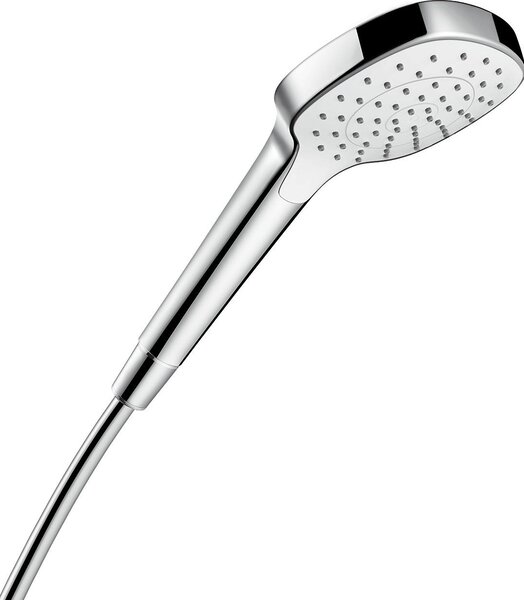 Hansgrohe Croma Select E, Ručná sprchová hlavica, Chróm, Biela, Múr