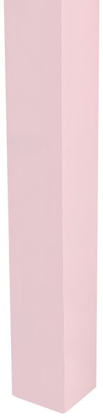 Detská vyvýšená posteľ ružová borovicové drevo 90 x 200 cm s roštom lôžko pre deti