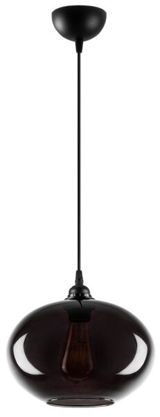 Luster na lanku SMOKED 1xE27/40W/230V