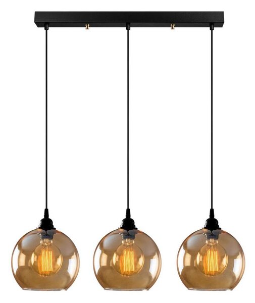 Luster na lanku GOLD 3xE27/40W/230V
