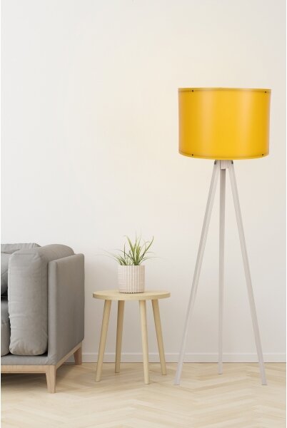 Stojacia lampa AYD 1xE27/60W/230V oranžová/béžová