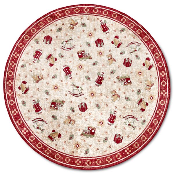 Koberec Toy's Delight Villeroy & Boch Shine červený / viacfarebný kruh