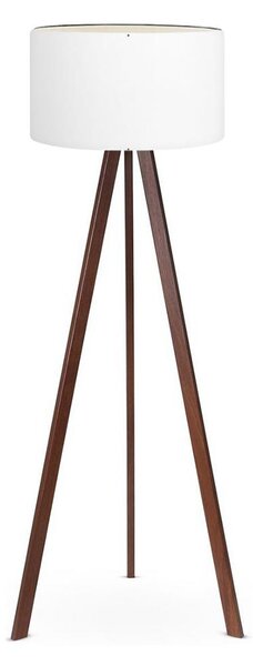 Stojacia lampa AYD 1xE27/60W/230V biela/hnedá