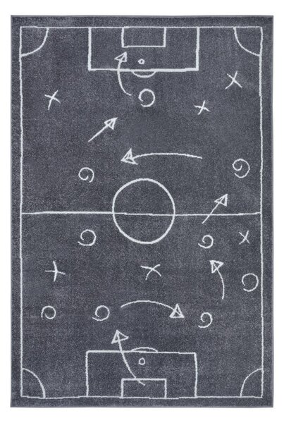 Tmavosivý detský koberec 120x170 cm Gameplan – Hanse Home