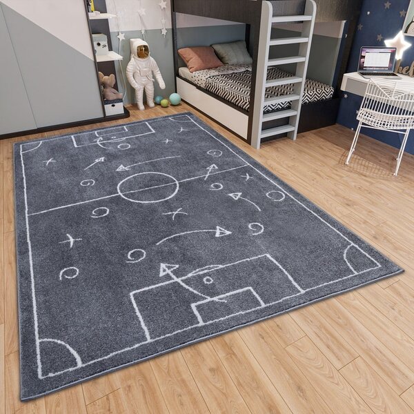 Tmavosivý detský koberec 120x170 cm Gameplan – Hanse Home