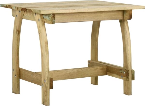 Maison Exclusive – Záhradný stôl 110 x 74 x 75 cm, impregnované borovicové drevo