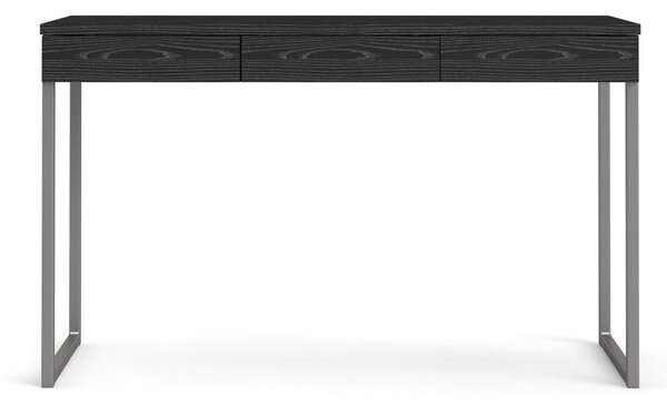 Čierny pracovný stôl Tvilum Function Plus, 125,8 x 51,6 cm