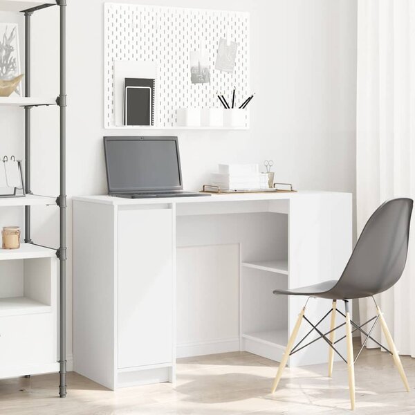 Maison Exclusive - Biely písací stôl 120x42x76 cm Drevený materiál