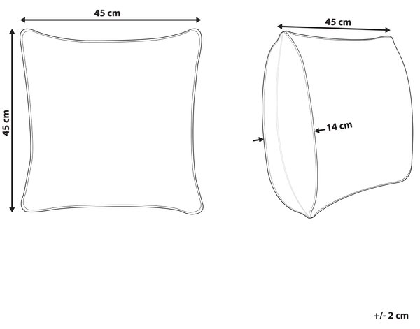 Dekoratívny vankúš viacfarebný zamat polyester 45 x 45 cm jesenný rastlinný vzor boho štýl doplnky
