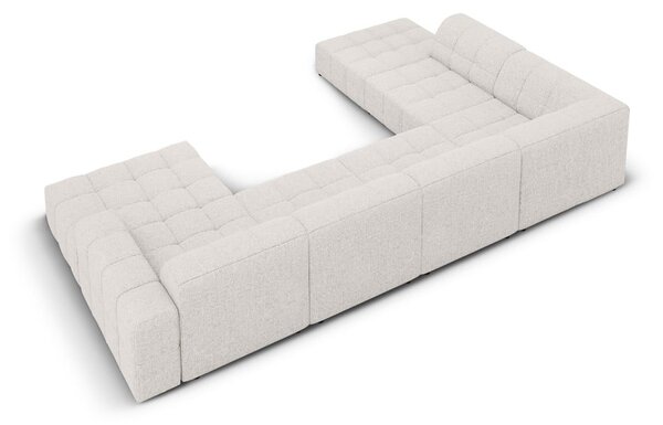Svetlosivá rohová pohovka (ľavý roh/do "U") Chicago – Cosmopolitan Design