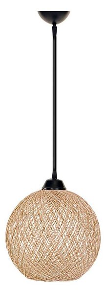 Luster na lanku JUTE 1xE27/60W/230V béžová