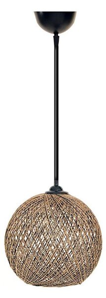 Luster na lanku JUTE 1xE27/60W/230V hnedá