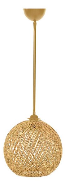 Luster na lanku JUTE 1xE27/60W/230V béžová
