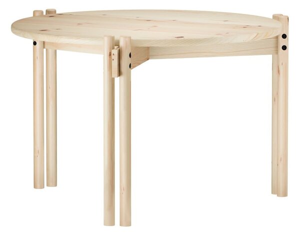 Okrúhly konferenčný stolík z borovicového dreva v prírodnej farbe ø 60 cm Sticks – Karup Design