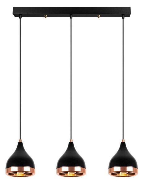 Závesný luster na lanku YILDO 3xE27/40W/230V