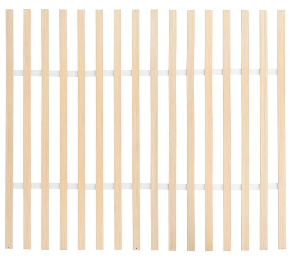 Posteľ krémová biela buklé čalúnenie čierne kovové nohy 160 x 200 cm lamelový rošt s čelom klasický minimalistický štýl spálňa