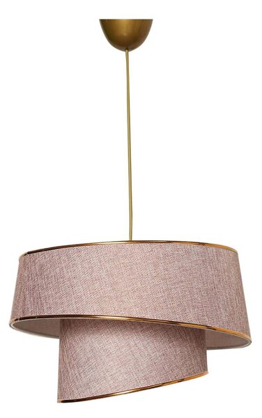 Luster na lanku BARETTE 1xE27/60W/230V ružová