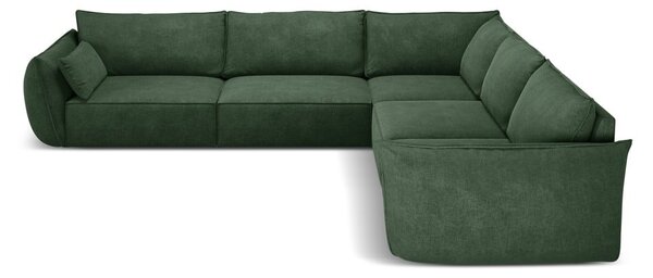 Tmavozelená rohová pohovka (variabilná) Vanda - Mazzini Sofas