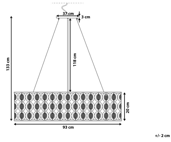 Závesná lampa strieborná otvorené okrúhle tienidlo s akrylovými kryštálikmi elegantný dizajn