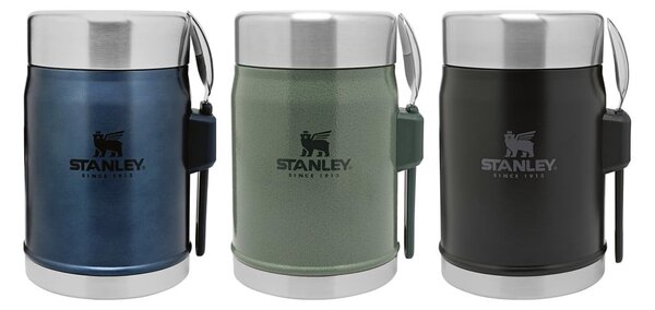 Zelená termoska na jedlo z nehrdzavejúcej ocele 400 ml Legendary Classic Hammer Tone Green – Stanley