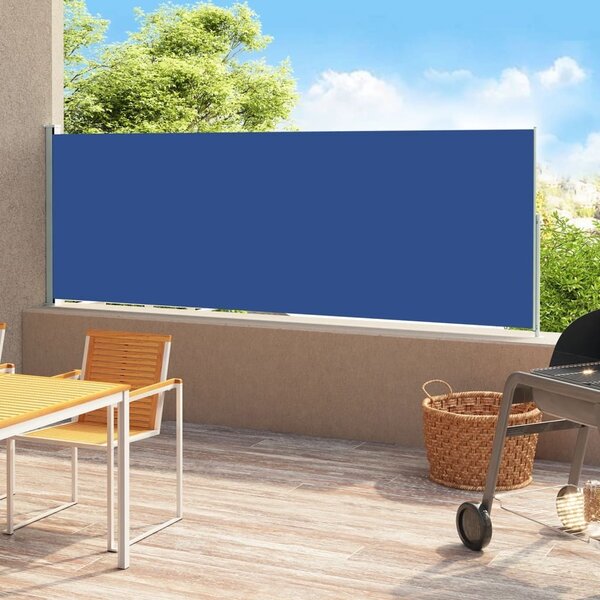 Maison Exclusive – bočná markíza s výsuvom 180 x 500 cm, modrá