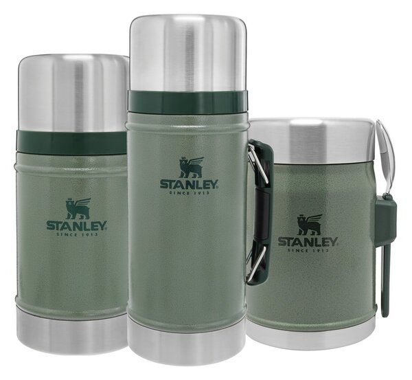 Zelená termoska na jedlo z nehrdzavejúcej ocele 400 ml Legendary Classic Hammer Tone Green – Stanley