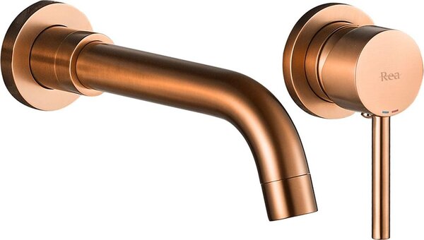 Podomietková Umývadlová batéria Rea LUNGO LONG Brushed Copper + box