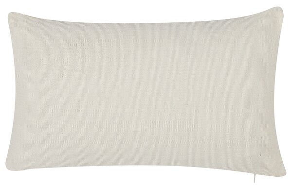Súprava 2 dekoratívnych vankúšov viacfarebná polyester bavlna 30 x 50 cm s geometrickým vzorom farebná potlač dekoračné vankúše a doplnky