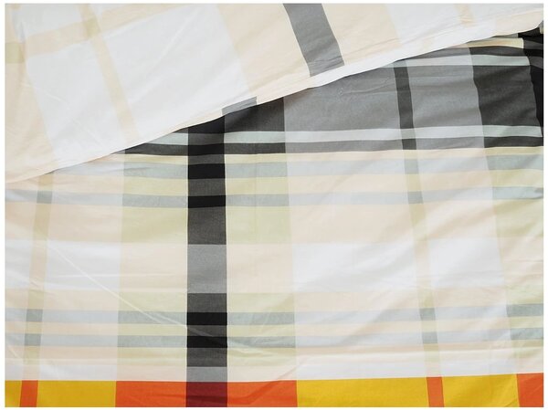 Obliečky z Renforcé bavlny ORANGE KUBE farebné Rozmer obliečky: 70 x 90 cm | 140 x 200 cm