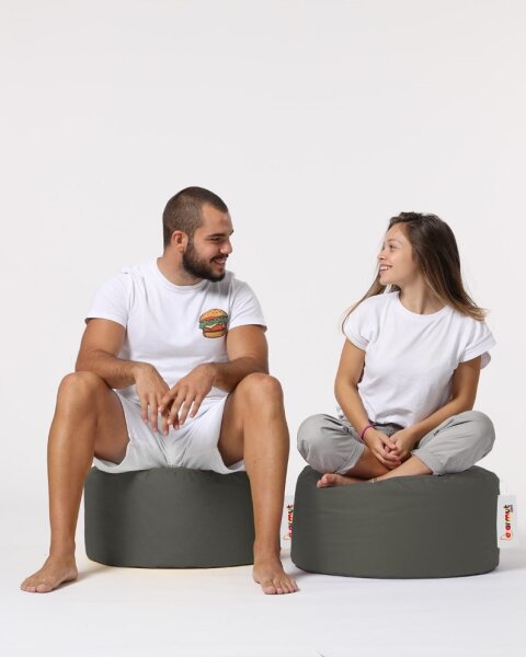 Taburet 55 cm šedá