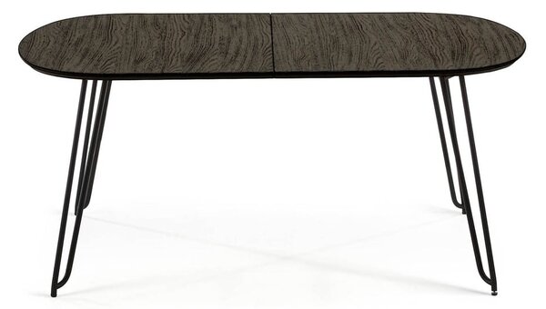 Rozkladací jedálenský stôl s doskou v dekore jaseňového dreva 90x140 cm Norfort – Kave Home