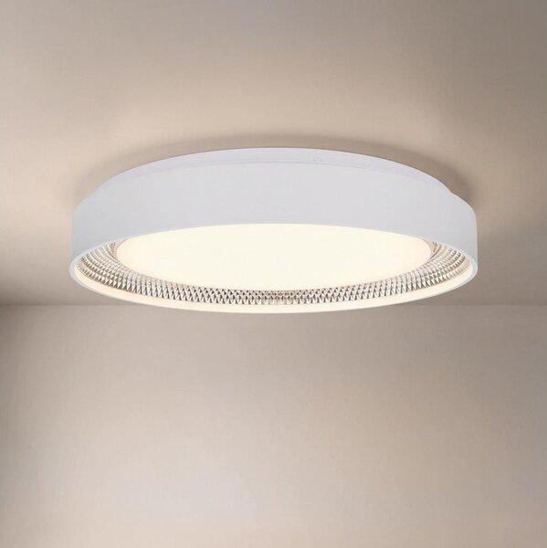 Brilagi - LED stmievateľné stropné svietidlo WALDO LED/48W/230V priemer 40 cm biela/strieborná s diaľkovým ovládaním